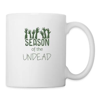 Halloween Zombie - Tasse - Weiß - Rechts