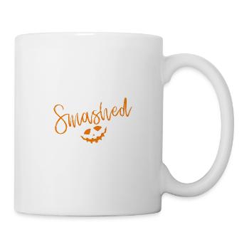 Halloween Kürbis Geschenk Laterne Süßes Saures - Tasse - Weiß - Rechts