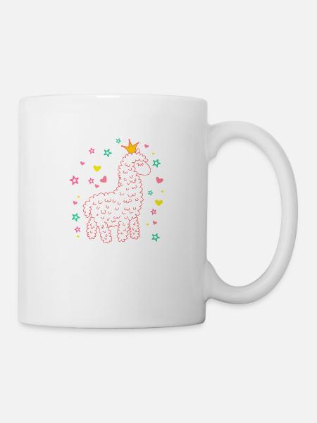 lama - Mug blanc - blanc