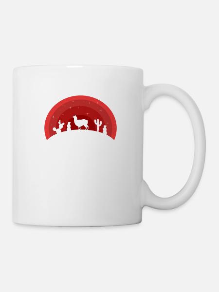 lama - Mug blanc - blanc