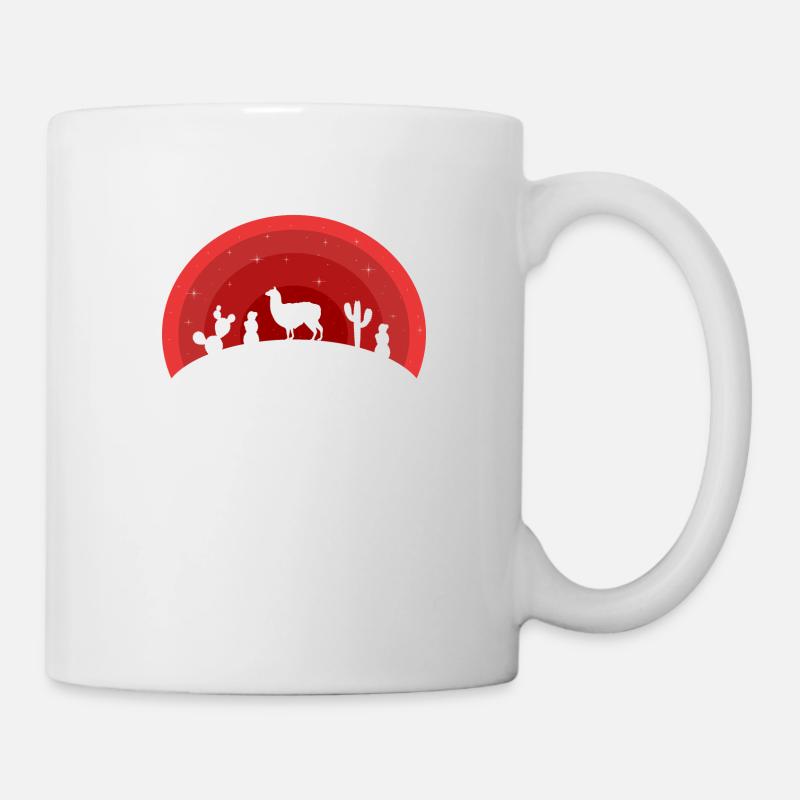 Lama - Tasse - Weiß