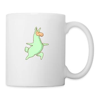 Lama - Tasse - Weiß - Rechts