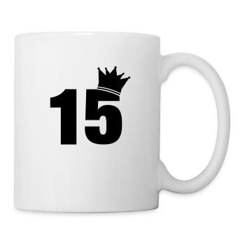 15_krone_f1 - Tasse - Weiß - Rechts