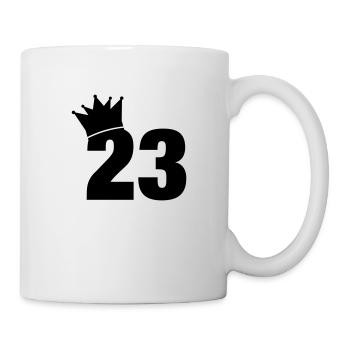 23_krone_f1 - Tasse - Weiß - Rechts