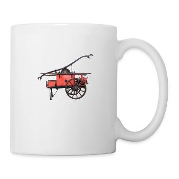 Syringe truck fire brigade oldtimer - Mug - white - Right