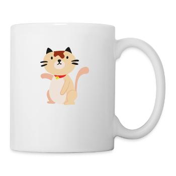 Chat chat - Mug blanc - blanc - Droite
