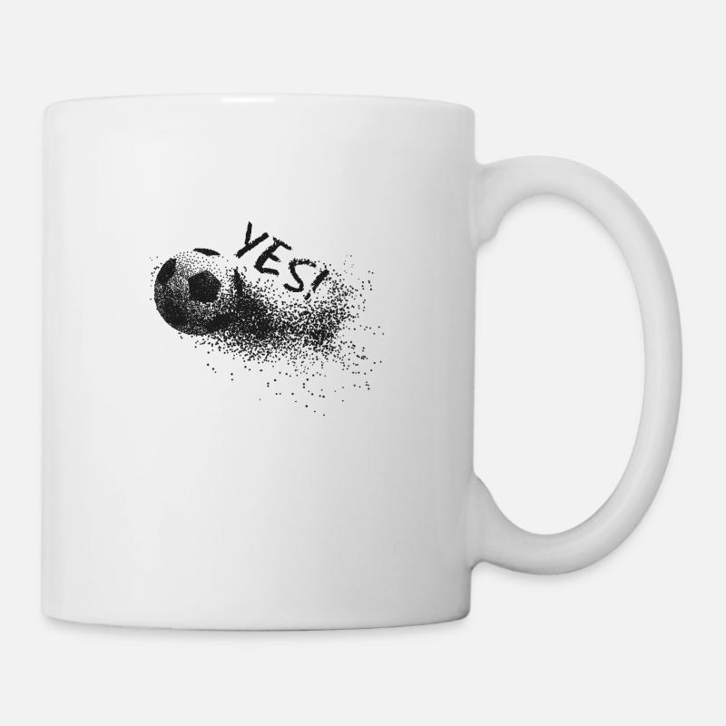 Fußball - Soccer - Tasse - Weiß