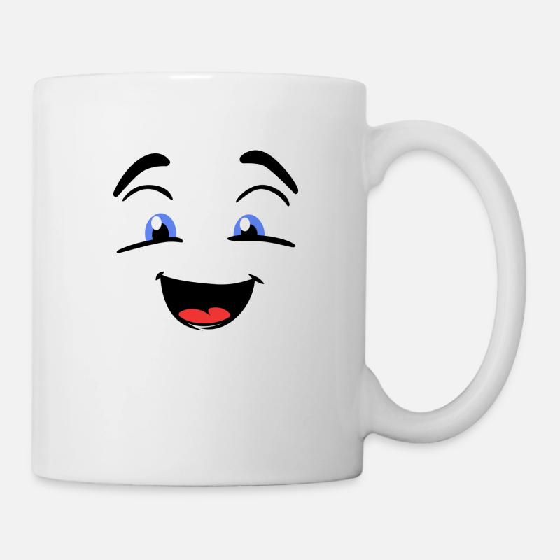 emoji - Mug blanc - blanc