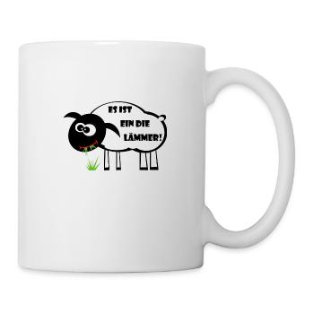C’est un dilemme ! Agneau Idée cadeau - Mug blanc - blanc - Droite