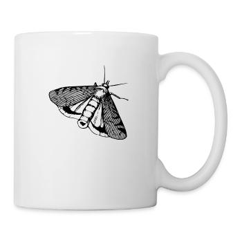 Butterfly butterfly insect - Mug - white - Right