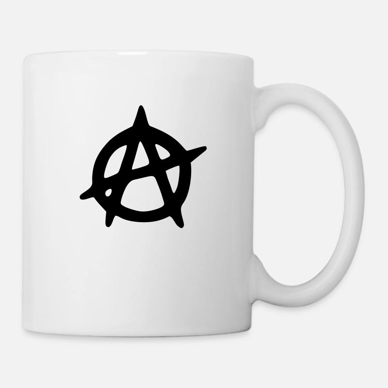 Anarchy - Anarchie (B) - Mug blanc - blanc