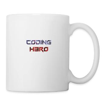 Coding Hero - programming hero - Mug - white - Right
