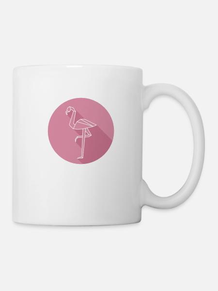 flamingo - Tasse - Weiß