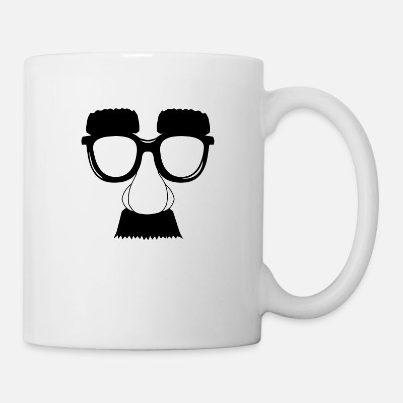 groucho marx eyewear Funny mustache gift - Mug - white