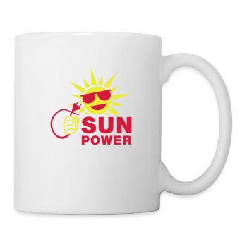 sun_power_1__f2 - Mug blanc - blanc - Droite