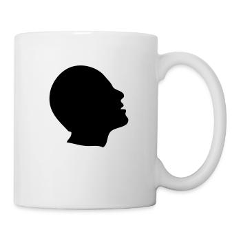 head profile head profile1 - Mug - white - Right