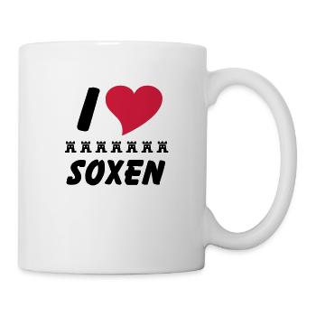 I love Siebenbürger Soxen - Siebenbürger - Tasse - Weiß - Rechts