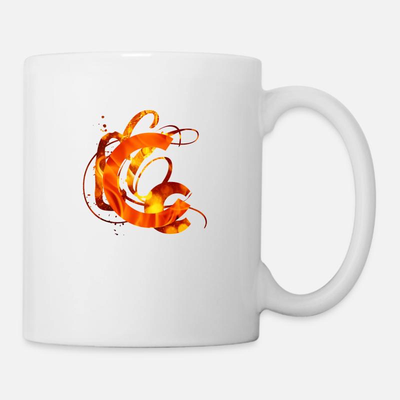 Signe du feu C - Mug blanc - blanc