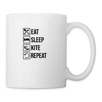 Kitesurfing Clothing Kite Kitesurfer Gift - Mug - white - Right