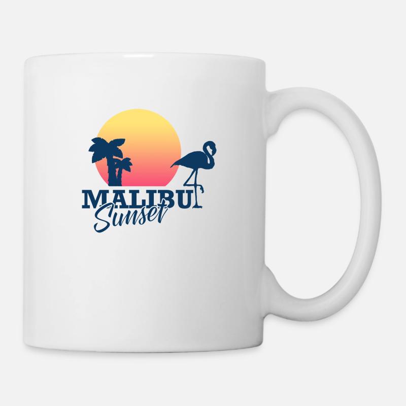 Malibu Sunset - Mug blanc - blanc