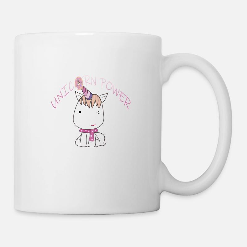 Unicorn Power - Tasse - Weiß
