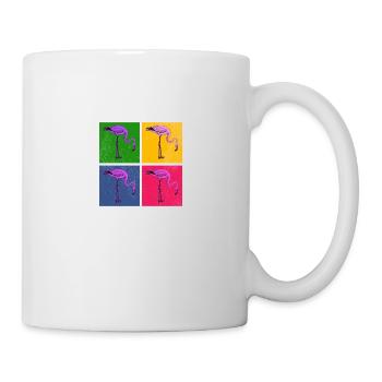 flamant - Mug blanc - blanc - Droite