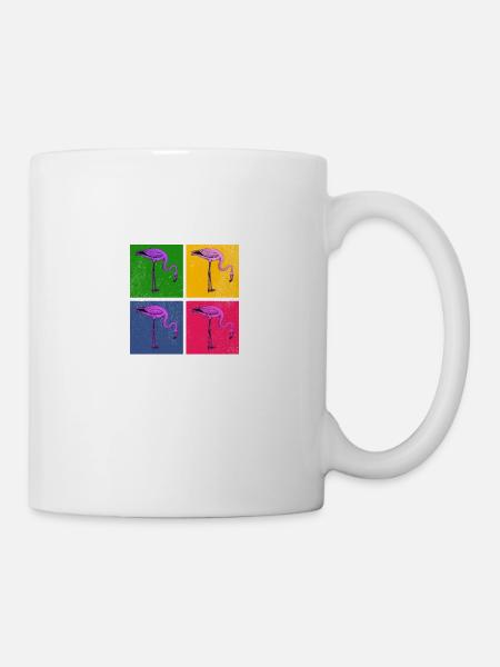 Flamingo - Tasse - Weiß