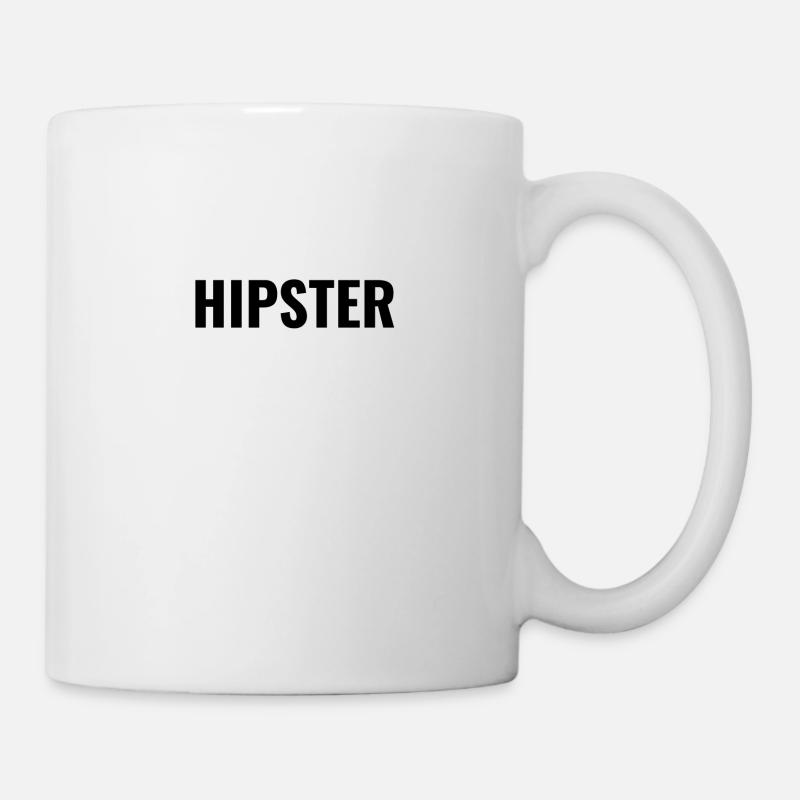 Hipster - Tasse - Weiß