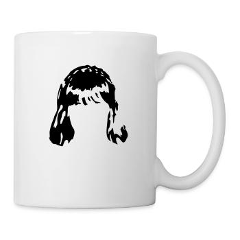 Haarperücke Haar wig1 - Tasse - Weiß - Rechts