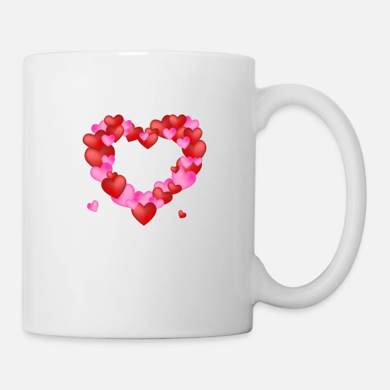 Le cœur du cœur - Mug blanc - blanc