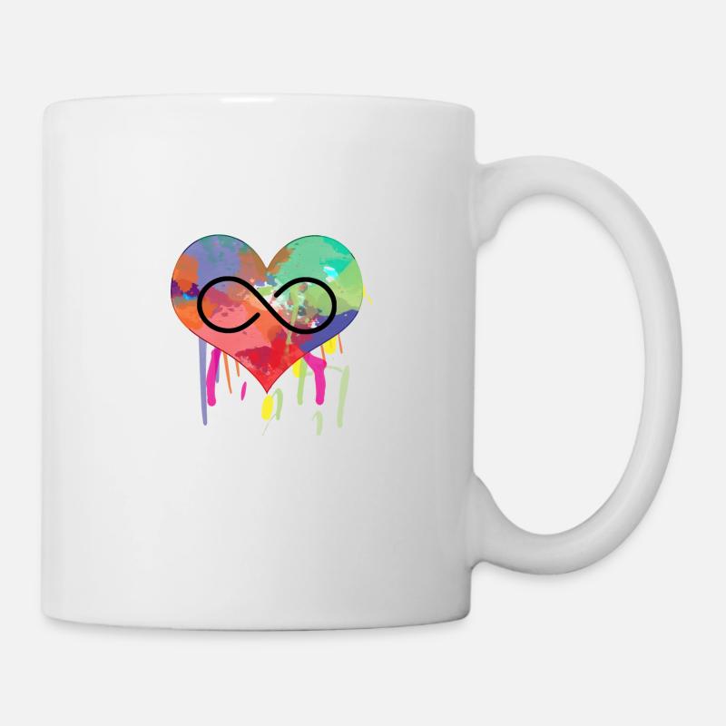 LT 63 w infinity colorful - Mug - white