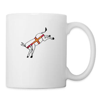 guernseydonkey - Tasse - Weiß - Rechts