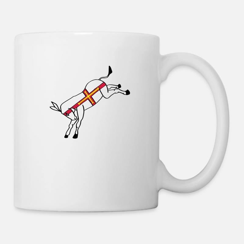 guernseydonkey - Tasse - Weiß