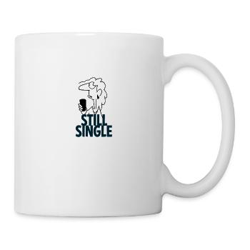 Single but not alone gift gift idea - Mug - white - Right