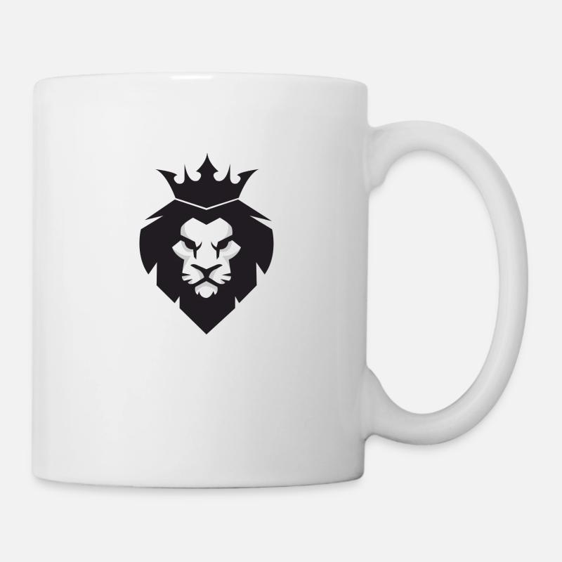 Lion le roi! Cadeau Roi Idée Lion - Mug blanc - blanc