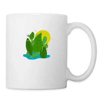 Green summer summery design gift - Mug - white - Right