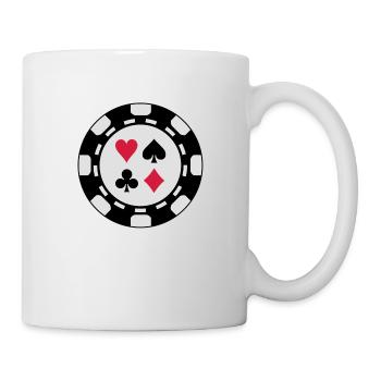 poker_chip_c3 - Mug blanc - blanc - Droite