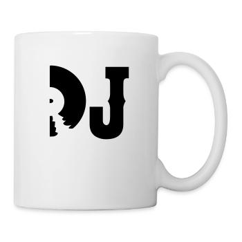dj - Mug blanc - blanc - Droite