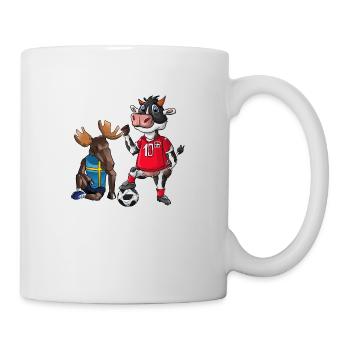 Schweiz Schweden - Tasse - Weiß - Rechts