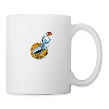 Astronaute allemand dans l’espace - Mug blanc - blanc - Droite