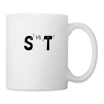 Shit letters - Mug - white - Right