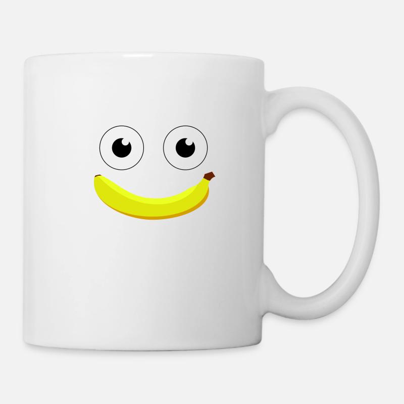 Die Banane - Tasse - Weiß
