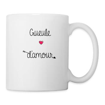 GUEULE D'AMOUR - Mug blanc - blanc - Droite