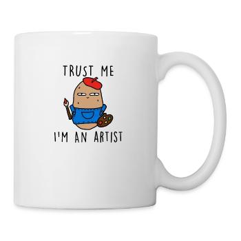 FAITES-moi confiance - Mug blanc - blanc - Droite