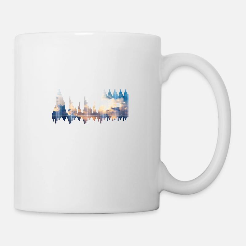 soundwaves - Mug - white