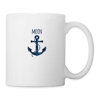 Anchor Moin blue - Mug - white - Right
