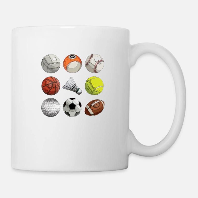 Ballsport - Tasse - Weiß