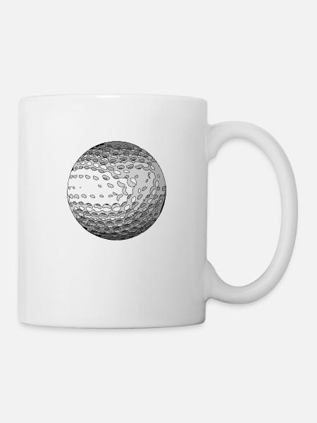 golfball - Tasse - Weiß