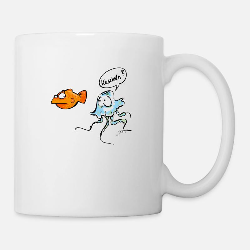 Kuscheln? - Tasse - Weiß