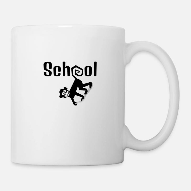 school - Mug - white